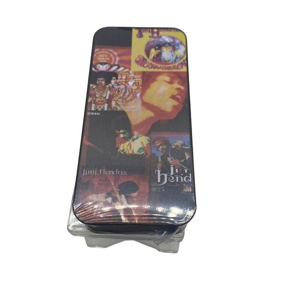 JIMI HENDRIX Frontline Albums 6 Pick Tin Dunlop Collector's Guitar Picks - Picture 3 of 4